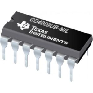 Circuito Integrado Cmos Logico 14DIP CD4069BE