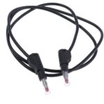 Cable Prueba Banana 4mm 19A NEGRO 1m