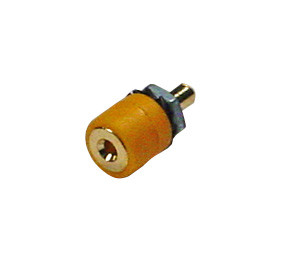 Hembrilla 2mm  6A/60Vdc color Amarillo