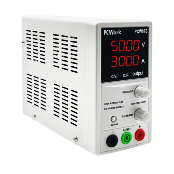 Fuente Alimentacion Laboratorio Digital 0-50Vdc 0-3Amp PCWork