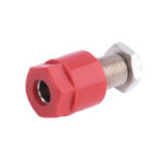 Hembrilla 4mm para Chasis 36A/60Vdc color ROJA