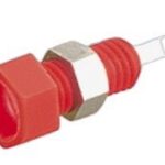 Hembrilla para Banana de 2mm color ROJA
