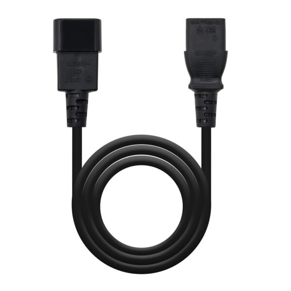 Cable Alimentacion C13 a C14 1,5m NANOCABLE
