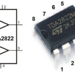 TDA2822M Circuito Integrado Dual 8pin