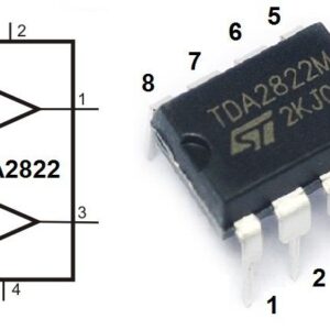 TDA2822M Circuito Integrado Dual 8pin