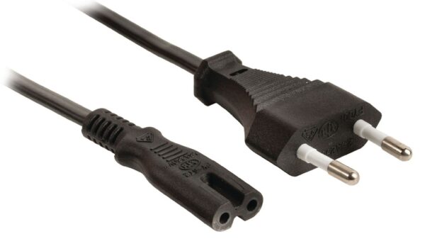 Cable Alimentacion Forma 8 C7 a CEE7 1,5m