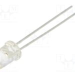 DIODO LED 5mm BLANCO CALIDO 8000mcd