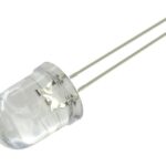 Diodo LED 10mm BLANCO FRIO 30000mcd Tension 2,9-3,6V