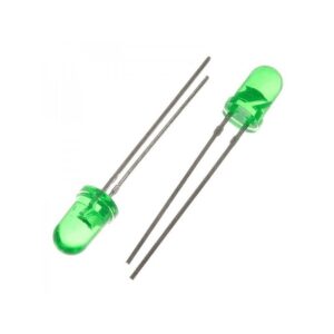 Diodo LED 5mm VERDE 150mcd 2-3Vdc 22º  HT504GD