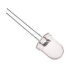 Diodo LED AMARILLO 10mm 12V 2180-3000mcd 30º Transparente