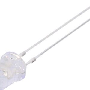 Diodo LED AZUL 5mm 5Vdc 2180mcd 30º Transparente