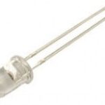 Diodo LED BLANCO FRIO 5mm 12000-18000mcd 22º Transparente