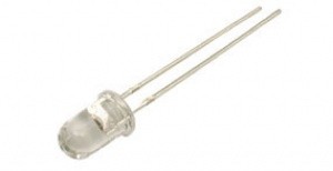 Diodo LED BLANCO FRIO 5mm 12000-18000mcd 22º Transparente