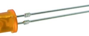 Diodo LED NARANJA  5mm 20-45mcd 30º