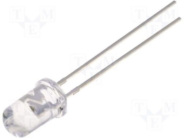 Diodo LED VERDE 5mm 23000mcd 15º Transparente