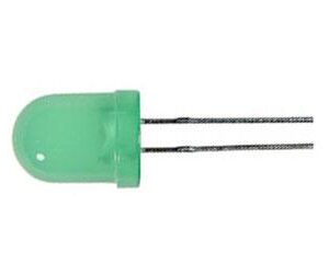 Diodo LED VERDE 8mm 20-70mcd 60º Conveso L-793GD
