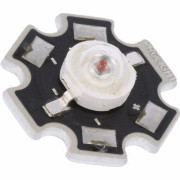 Diodo Led Potencia 1W Star Transparente ROJO