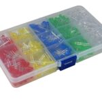 Kit Diodos Led 5mm Difusos Varios Colores (500 unidades)