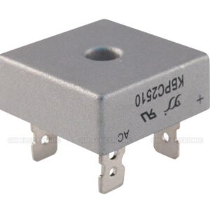 Puente Rectificador 1000V 25A 28x28mm FASTON KBPC2510