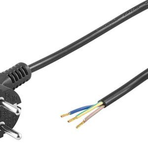 Cable Alimentacion SCHUKO 3x0,75mm 1,5m NEGRO