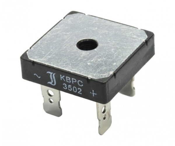 Puente Rectificador 400V 35Amp FASTON  28x28mm KBPC3504