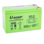 Bateria PLOMO AGM 12V/9A 151x65x95mm F2 U-POWER