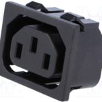Base Alimentacion Hembra IEC320-C13