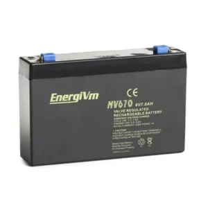 Bateria PLOMO AGM 6V/7Ah 151x34x100mm Energivm