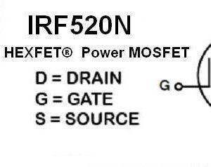 IRF520NPBF Transistor N-MosFet 100V 48W TO220