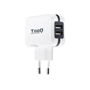 Cargador 2xUSB-A 17W BLANCO TOOQ