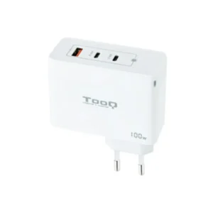Cargador 2xUSB-C/PD USB-A/QC 100W GAN BLANCO TOOQ