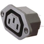 Conector Alimentacion IEC320 C13 Hembra Chasis
