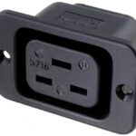 Conector Alimentacion IEC320 C19  Hembra 16A Panel