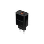 Cargador USB-C/PD USB-A/QC 20W NEGRO NANOCABLE
