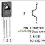 Transistor PNP 180V 1,5A TO126C 2SB649A