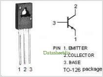 Transistor PNP 180V 1,5A TO126C 2SB649A