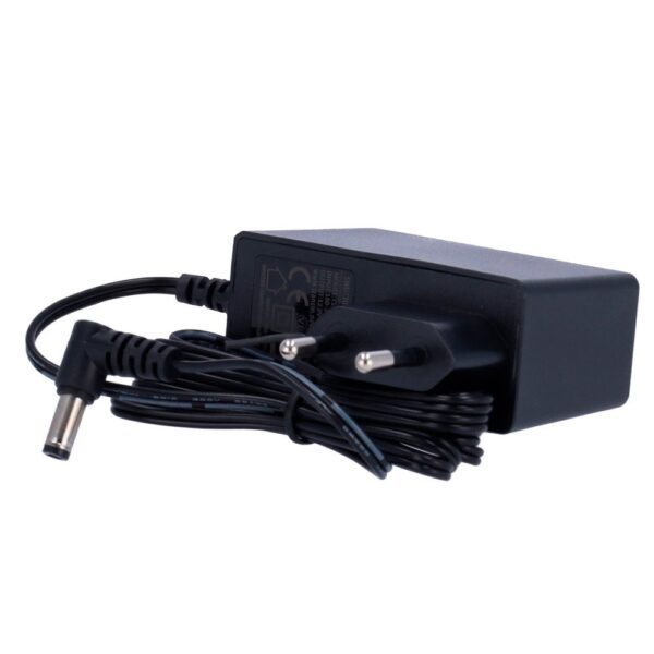 Alimentador Salida Fija 12VDC 2A 24W Conector 5,5x2,1mm Acodado CCTV