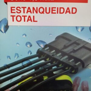 Conector Aereo 6 vias con cables 100mm Macho/Hembra (Kit completo)