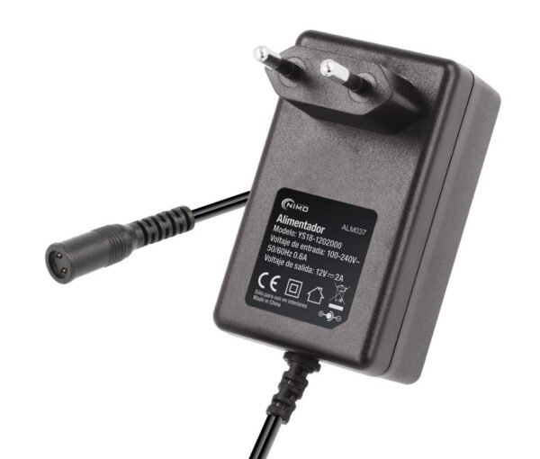 Alimentador Salida Fija 12Vdc 2Amp 24W con 8 Conectores ALM037
