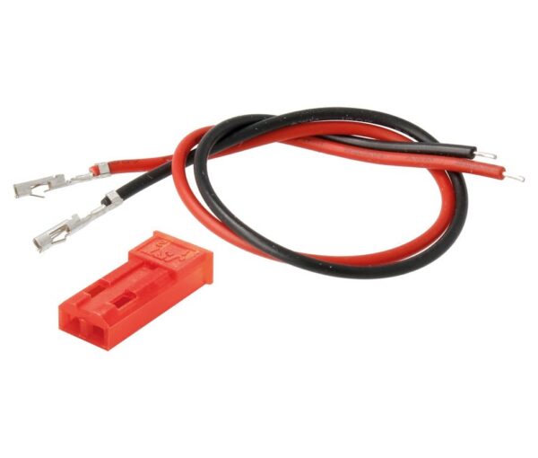 Conector Aereo Micro Hembra BEG 2 pines ROJO (5 Unidades)