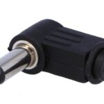 Conector Alimentacion DC 2,1x5,5x14mm Hembra Acodado
