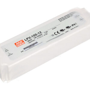 Driver LED 12Vdc 100W 8,3A IP67 MW LPV-100-12