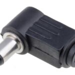 Conector Alimentacion DC 2,1x5,5x9mm Hembra Acodado
