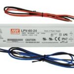 Driver LED 24Vdc 60W 2,5A IP67 MW LPV-60-24