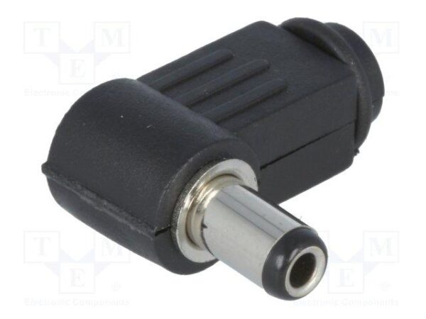 Conector Alimentacion DC 2,5x5,5x9mm Acodado
