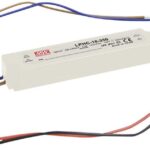 Driver LEDs 350mAh 16,8W 6-48Vdc IP67 MW LPHC-18-350