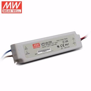 Driver LEDs 9-48VDC 33W 700mAh  IP67 MW LPC-35-700