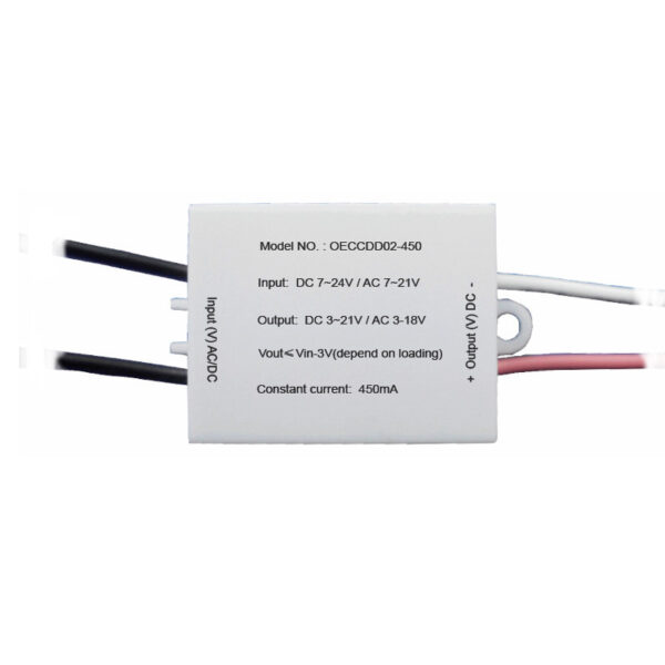 Driver Lineal LED 3-21Vdc 450mA IP65 Alimentación AC/DC