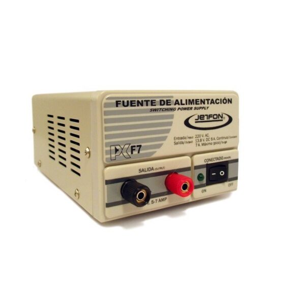 Fuente Alimentacion FIJA 13,8Vdc 5-7 Amp Jefcom