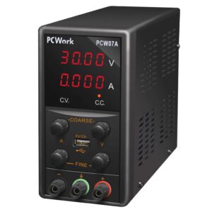 Fuente Alimentacion Laboratorio Digital 0-30Vdc / 0-5Amp PCWork